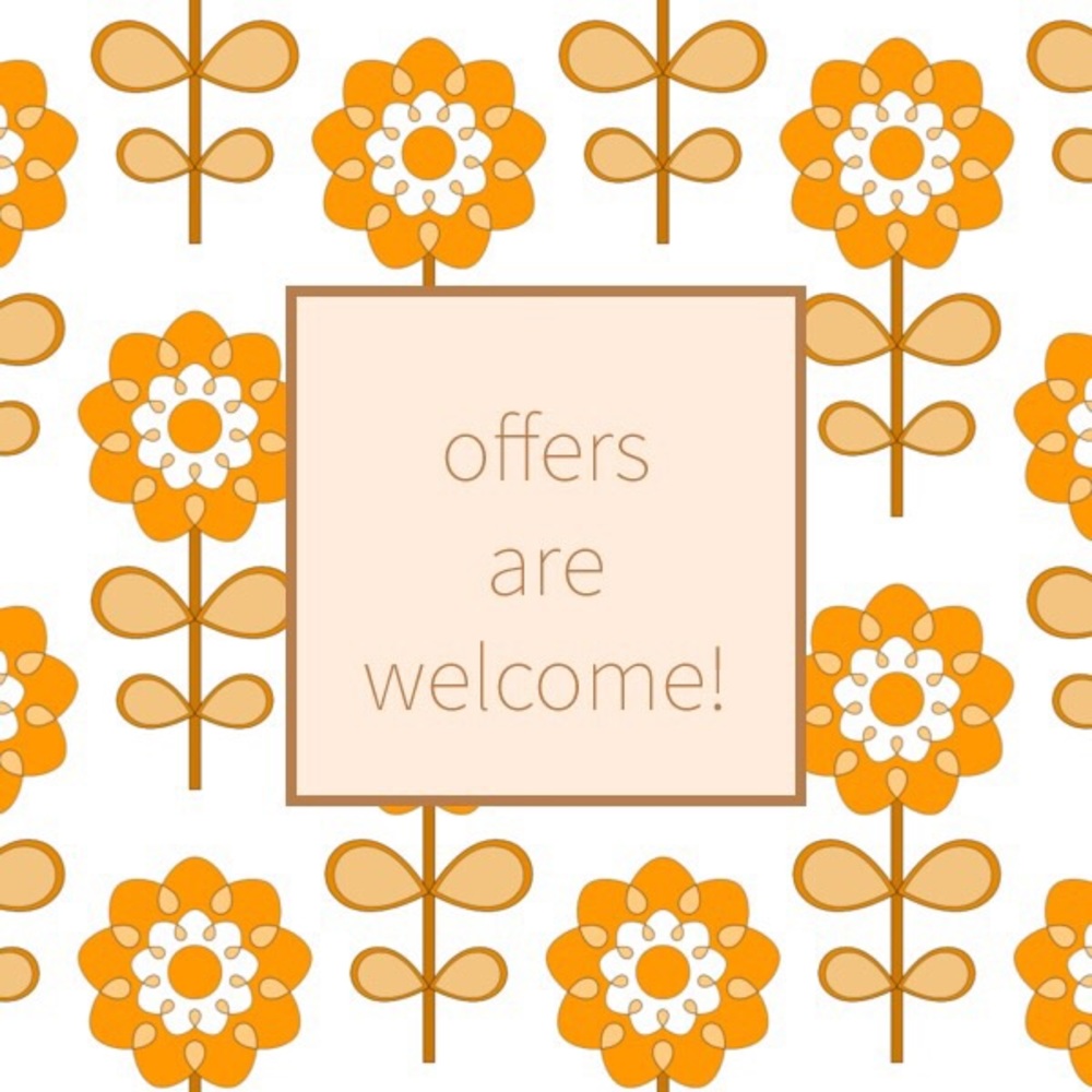 Reasonable offers are welcome!